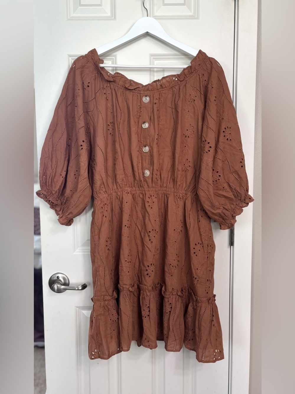 Wishlist Eyelet Mini Dress NWOT